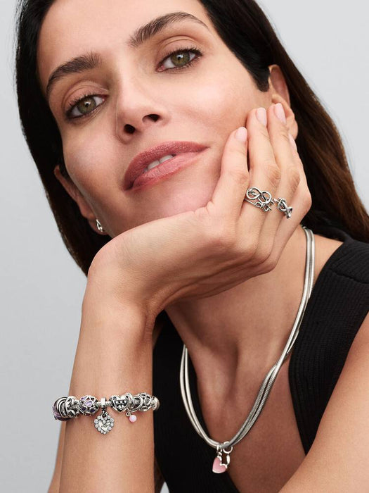 Pandora Openwork Hearts Mum Charm Sterling Silver