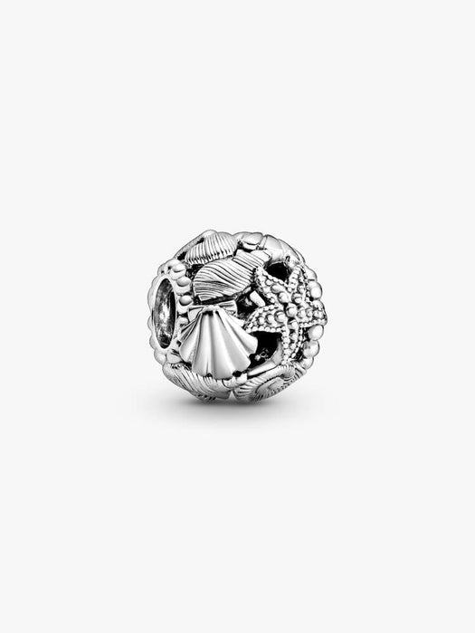 Pandora Openwork Starfish, Shells & Hearts Charm Sterling Silver