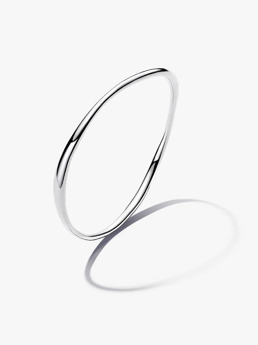 Pandora Organically Shaped Bangle Sterling Silver