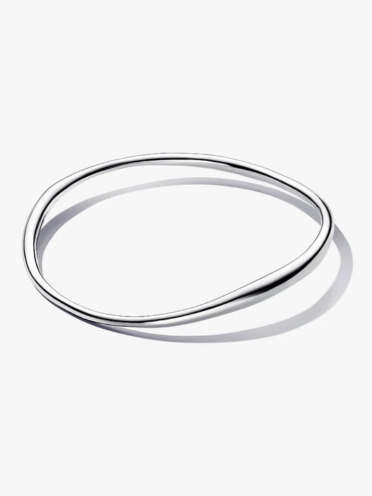 Pandora Organically Shaped Bangle Sterling Silver