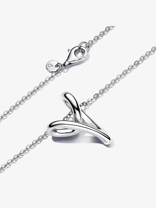 Pandora Organically Shaped Heart Pendant Necklace