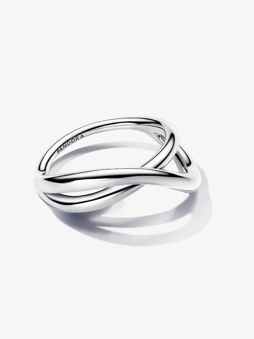 Pandora Organically Shaped Infinity Ring Sterling Silver