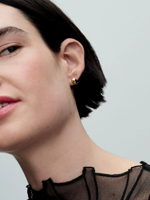 Pandora Organically Shaped Stud Earrings