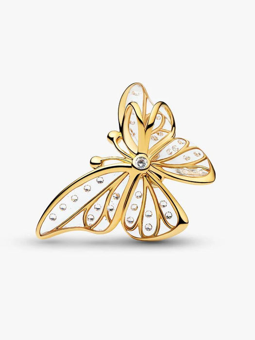 Pandora Oversized Butterfly Openwork Charm 14k Gold Plating