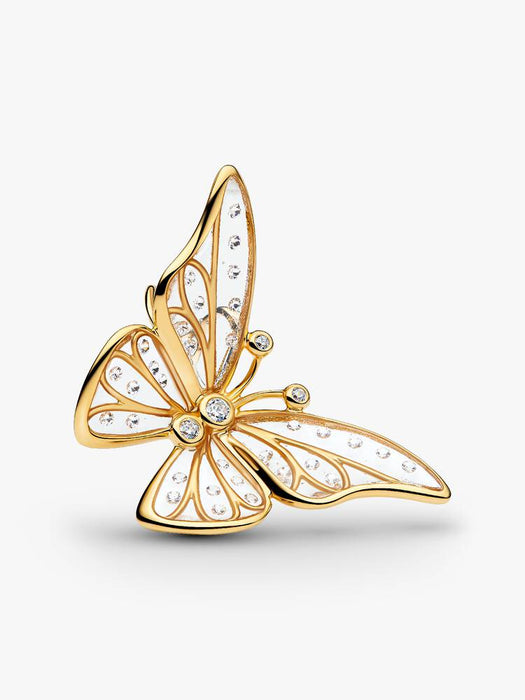 Pandora Oversized Butterfly Openwork Charm 14k Gold Plating