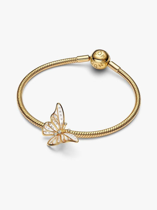 Pandora Oversized Butterfly Openwork Charm 14k Gold Plating