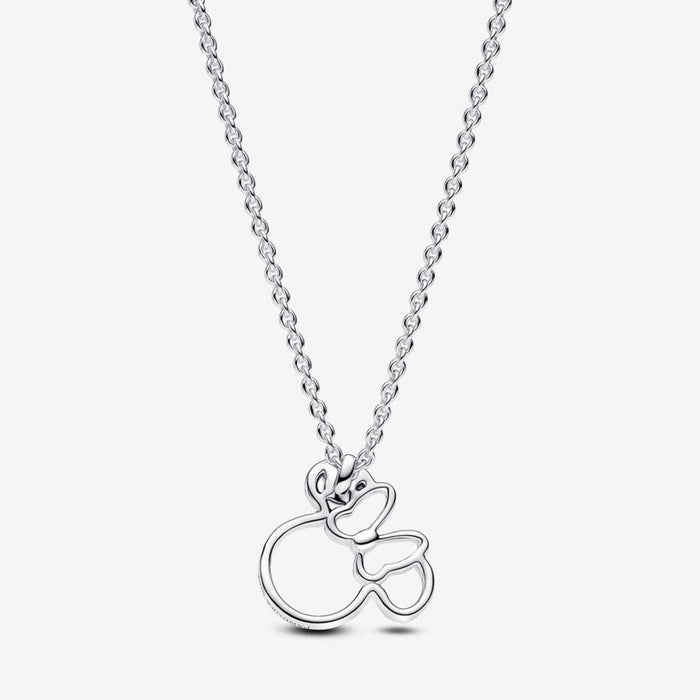Pandora Minnie Mouse Silhouette Collier Necklace Sterling Silver