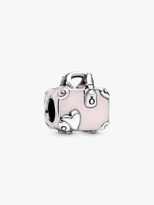 Pandora Pink Travel Bag Charm Sterling Silver