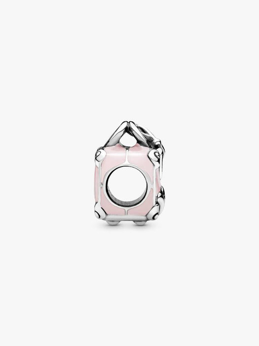 Pandora Pink Travel Bag Charm Sterling Silver
