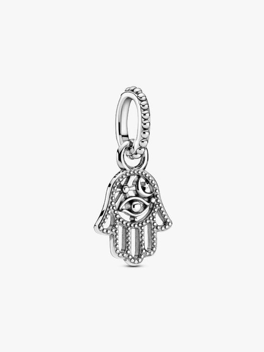 Pandora Protective Hamsa Hand Dangle Charm Sterling Silver