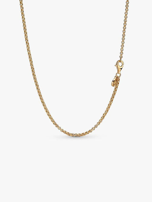 Pandora Rolo Chain Necklace 14k Gold Plating