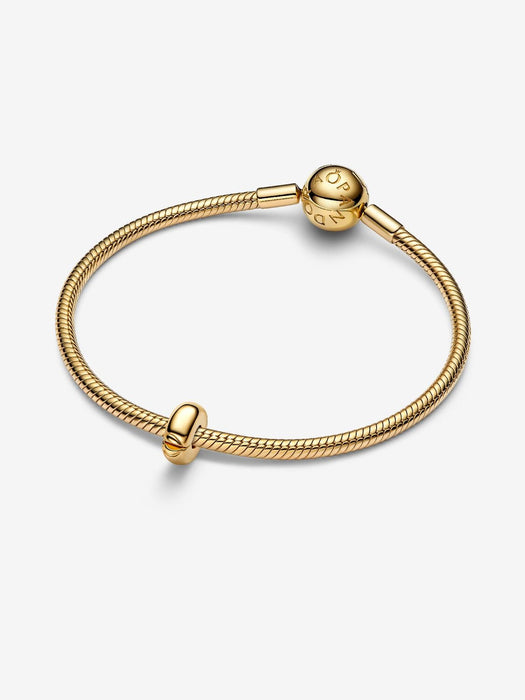 Pandora Round Clip Gold Charm