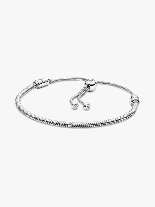 Pandora Round Snake Chain Bracelet Sterling Silver