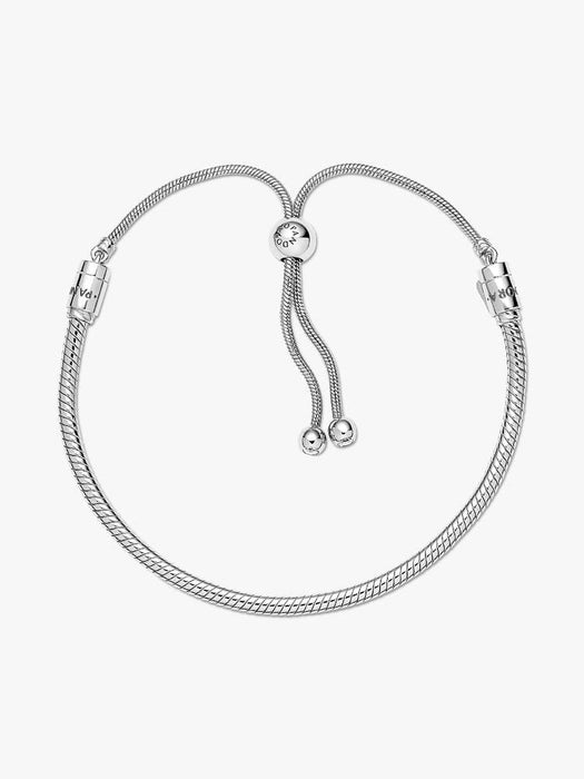 Pandora Round Snake Chain Bracelet Sterling Silver
