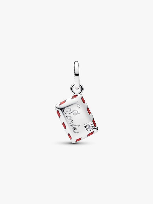 Pandora Santa Letter Dangle Charm Sterling Silver