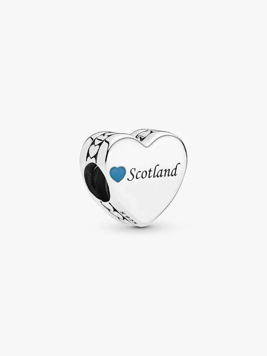 Pandora Scotland Love Heart Charm Sterling Silver