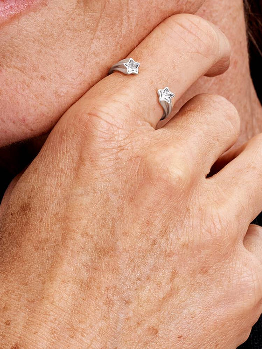 Pandora Shooting Stars Open Ring Sterling Silver