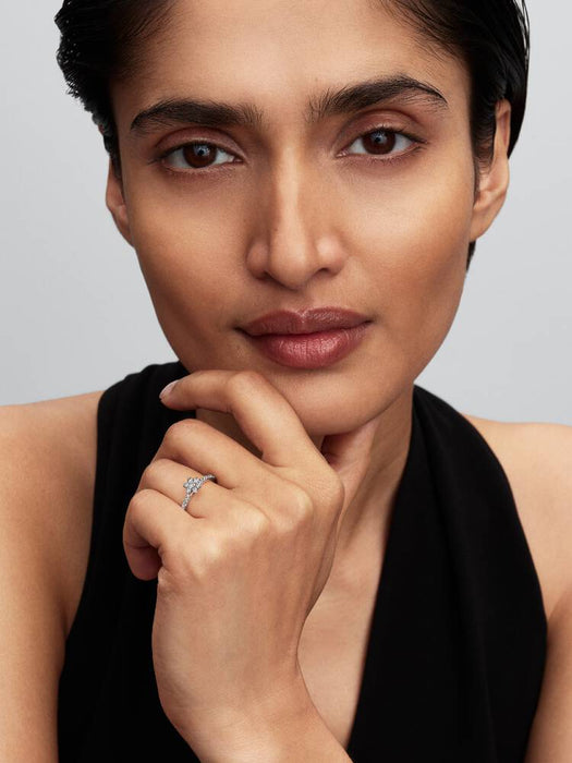 Pandora Sparkling Flower Ring Sterling Silver