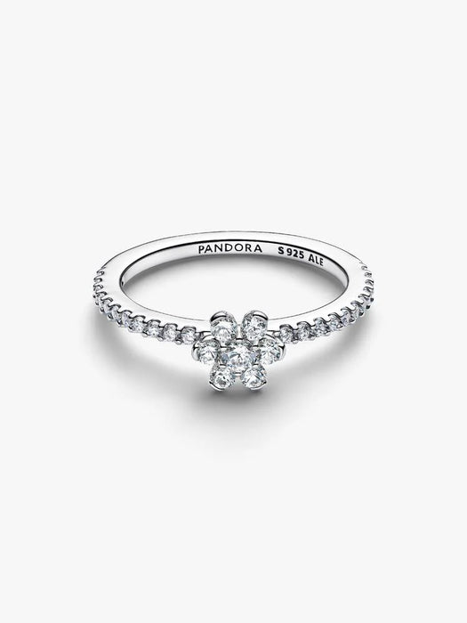 Pandora Sparkling Flower Ring Sterling Silver