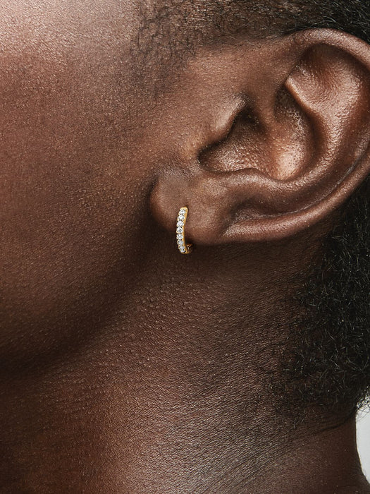 Pandora Sparkling Huggie Hoop Earrings