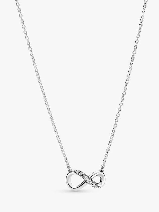 Pandora Sparkling Infinity Collier Necklace Sterling Silver