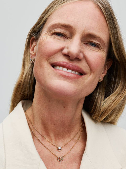 Pandora Sparkling Infinity Heart Collier Necklace 14k Gold Plating