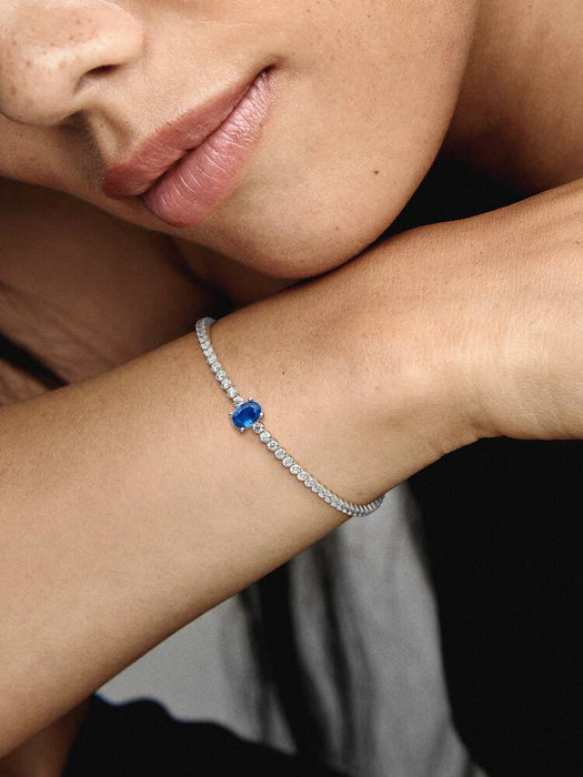 Pandora Sparkling Pavé Tennis Bracelet Sterling Silver