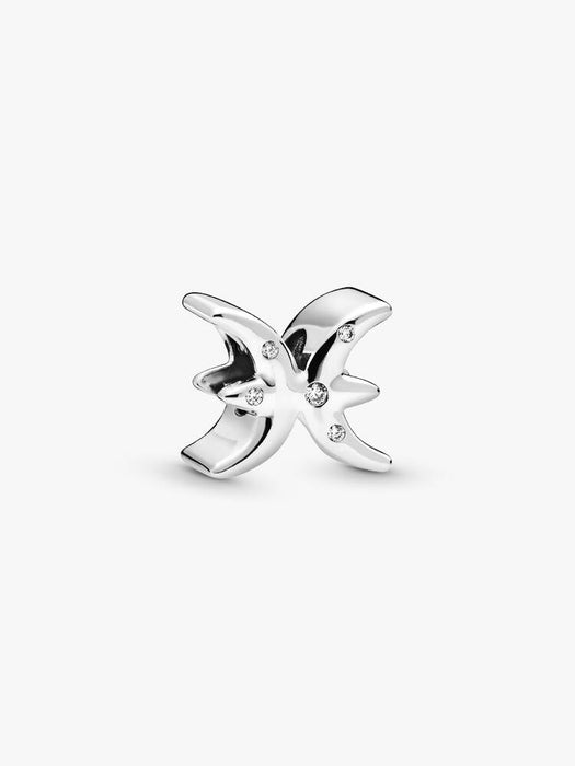 Pandora Sparkling Pisces Zodiac Charm Sterling Silver