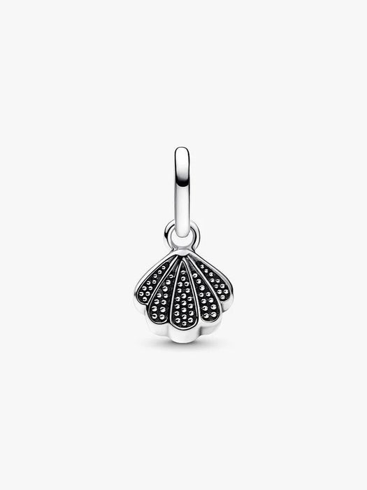 Pandora Sparkling Shell Mini Dangle Charm Sterling Silver