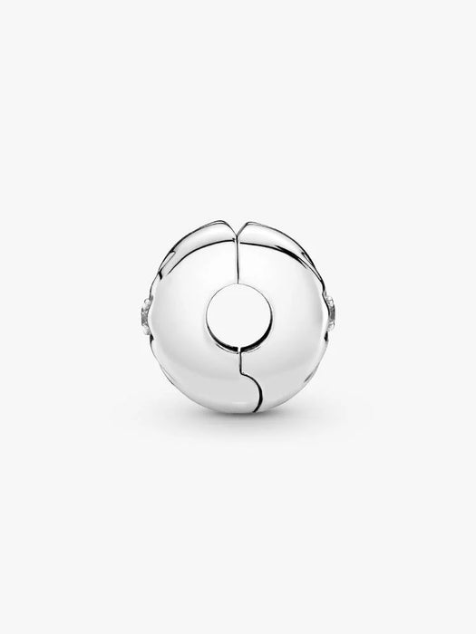 Pandora Sparkling Sunburst Clip Charm Sterling Silver