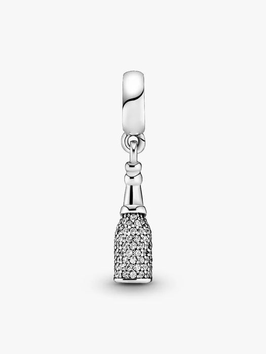 Pandora Sparkling Wine Bottle Dangle Charm Sterling Silver