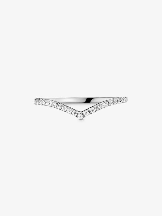 Pandora Sparkling Wishbone Ring Sterling Silver