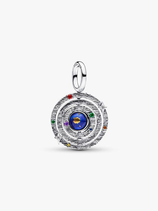 Pandora Spinning Armillary Sphere Dangle Charm Sterling Silver