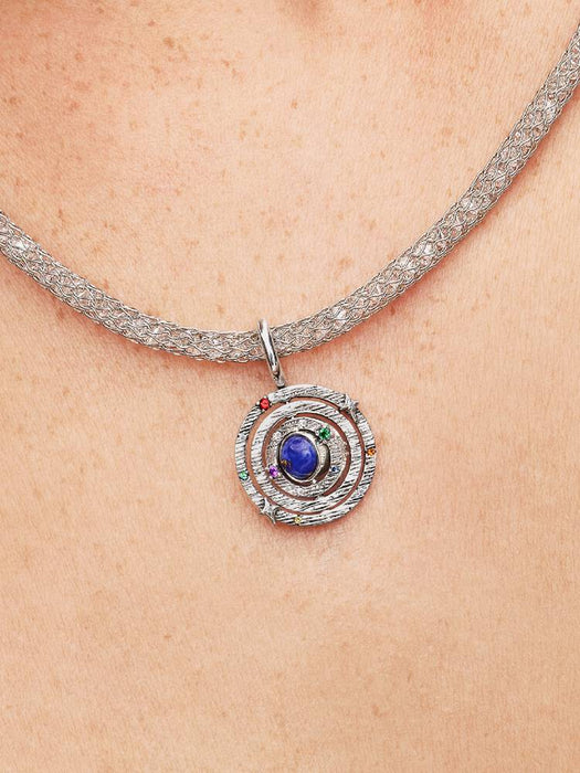 Pandora Spinning Armillary Sphere Dangle Charm Sterling Silver