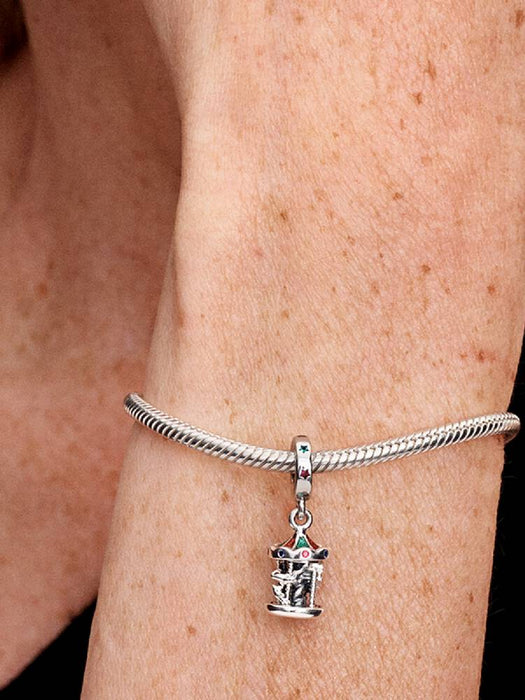 Pandora Spinning Carousel Dangle Charm Sterling Silver