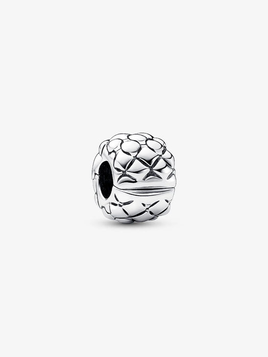PANDORA Studded Clip Charm Sterling silver