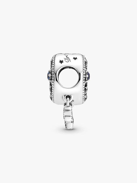 Pandora Star & Crescent Moon Charm Sterling Silver