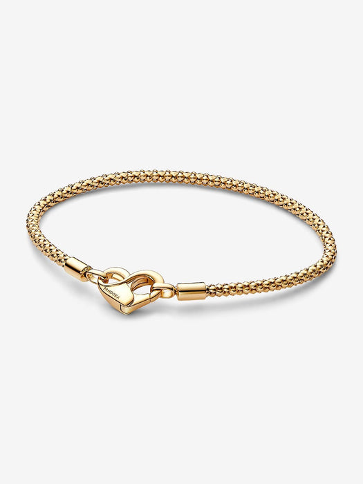 Pandora Studded Chain Gold Bracelet