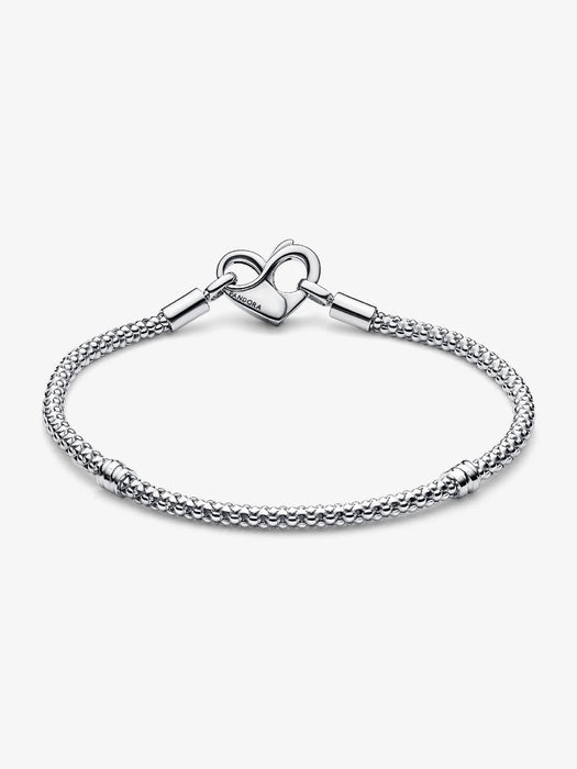 Pandora Studded Chain Bracelet Sterling Silver