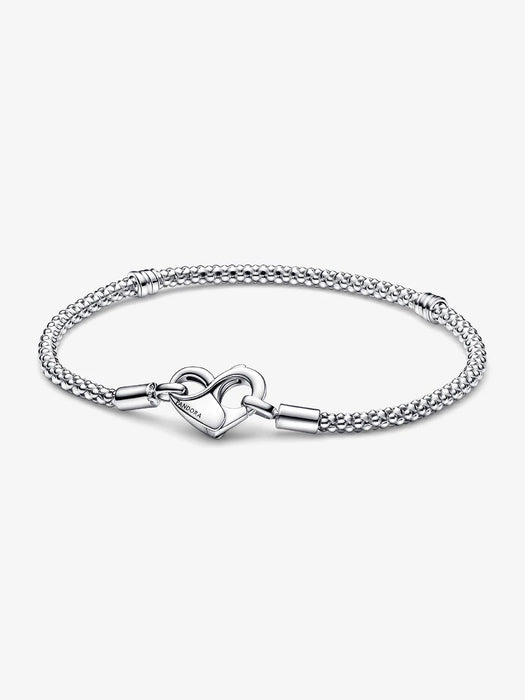 Pandora Studded Chain Bracelet Sterling Silver