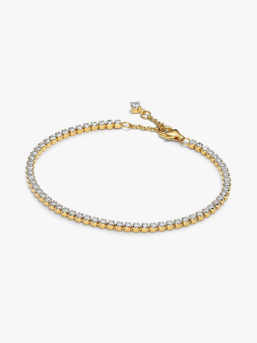 Pandora Tennis Bracelet 14k Gold Plating