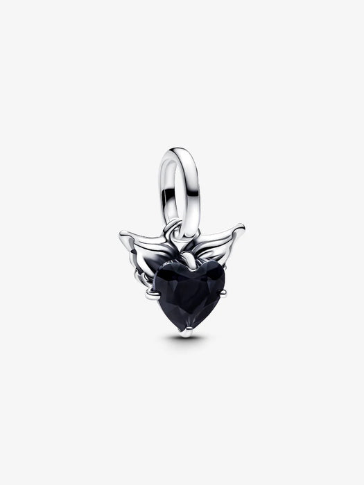Pandora Winged Heart Mini Dangle Charm Sterling silver