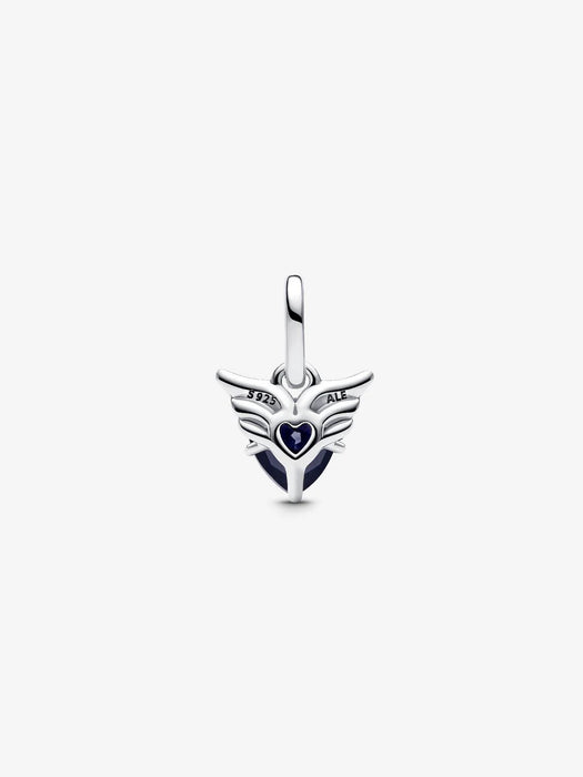 Pandora Winged Heart Mini Dangle Charm Sterling silver