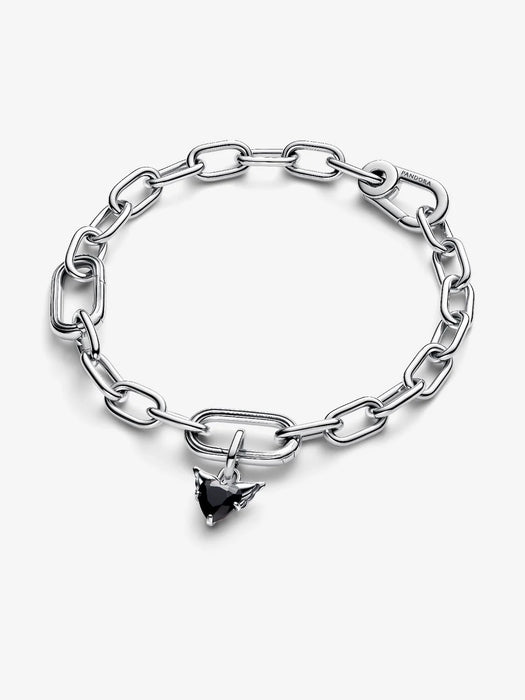 Pandora Winged Heart Mini Dangle Charm Sterling silver