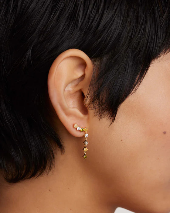 PDPAOLA Panorama Earrings Gold