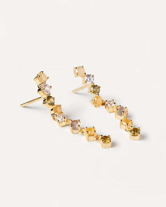 PDPAOLA Panorama Earrings Gold