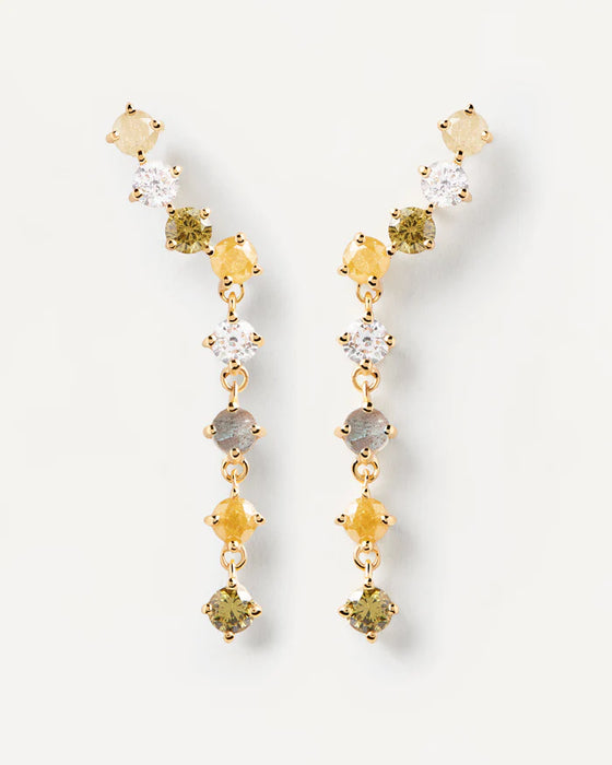 PDPAOLA Panorama Earrings Gold