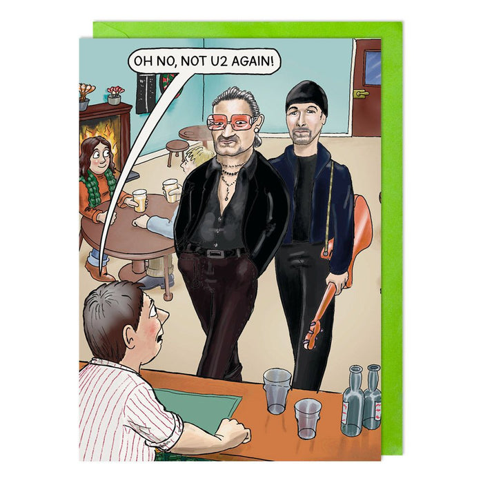 Paper Link 'Not U2 Again' Birthday Card