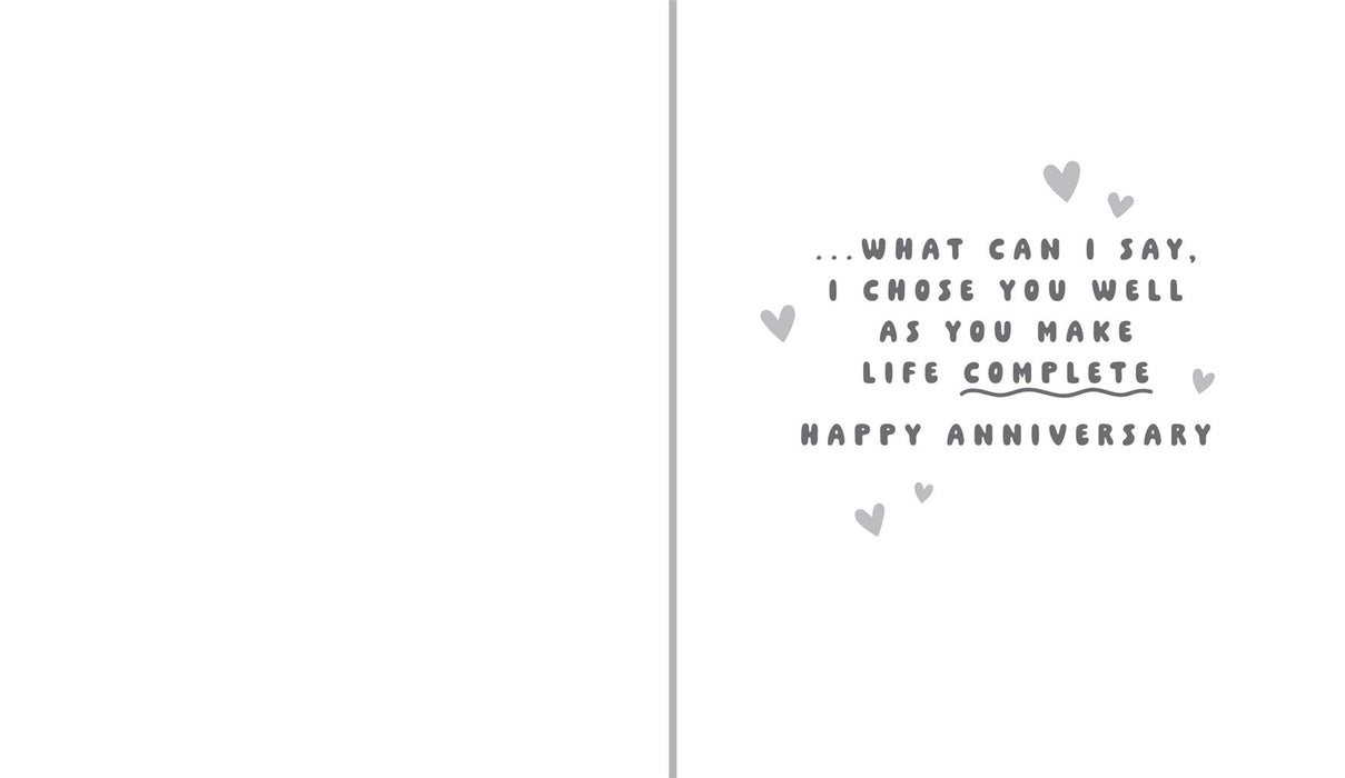 Paperlink Pick 'N' Mix 'Anniversary Husband' Everyday Card