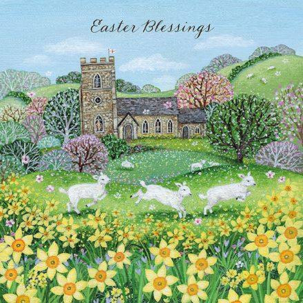 Paperlink 'Easter Lambs' Easter Card